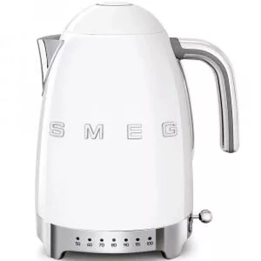 SMEG KLF04WHUK|50's 溫度控制電熱水壺|1.7升|白色|香港行貨|全機 2 年保養