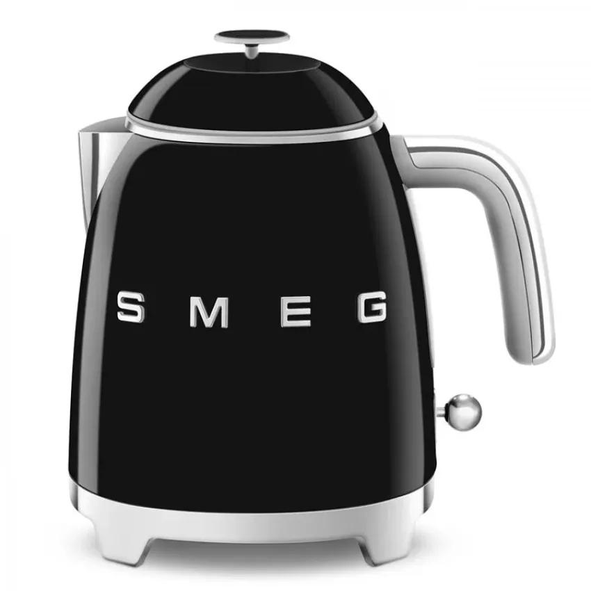 SMEG KLF05BLUK|50's 迷你電熱水壺|0.8升|黑色|香港行貨|全機 2 年保養