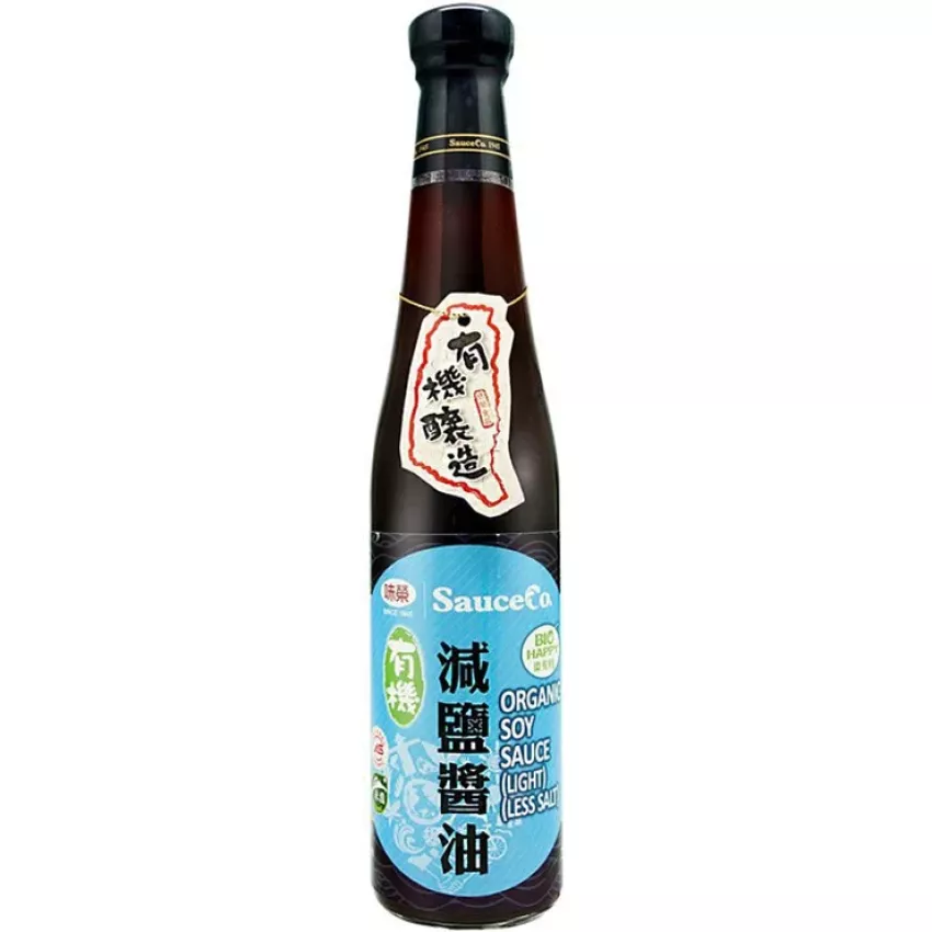 味榮 有機減鹽醬油 420ml *