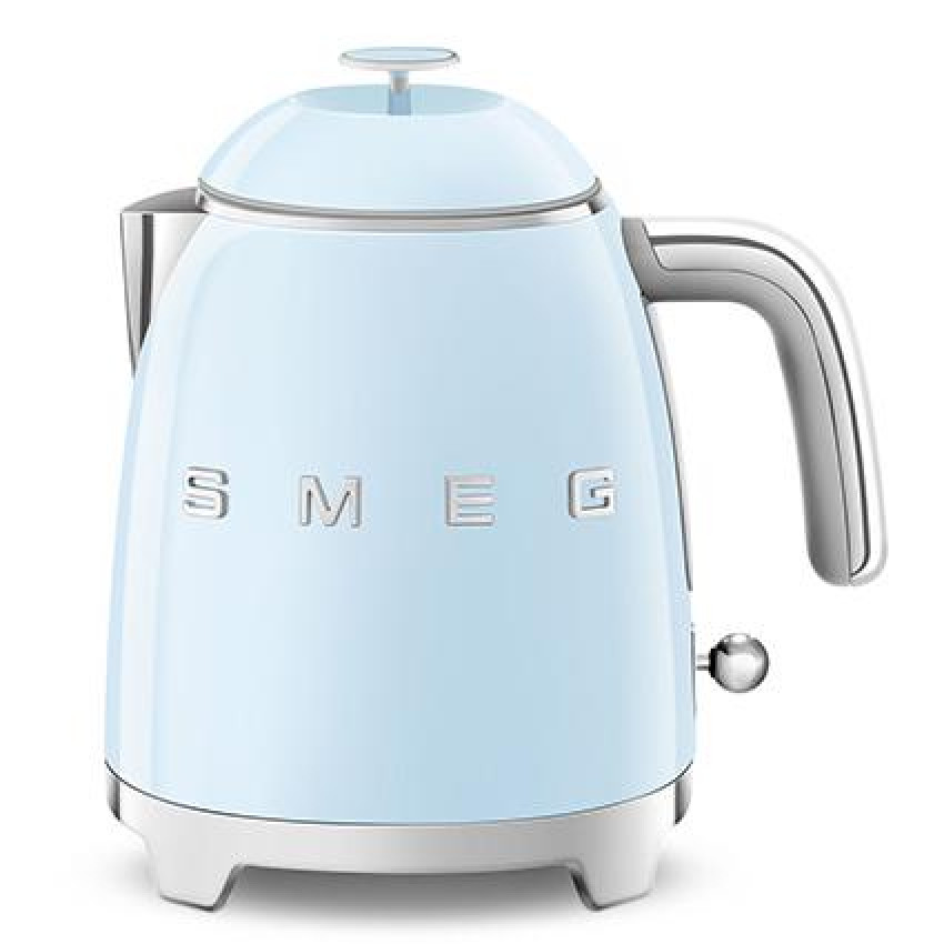 SMEG KLF05PBUK|50's 迷你電熱水壺|0.8升|粉藍色|香港行貨|全機 2 年保養