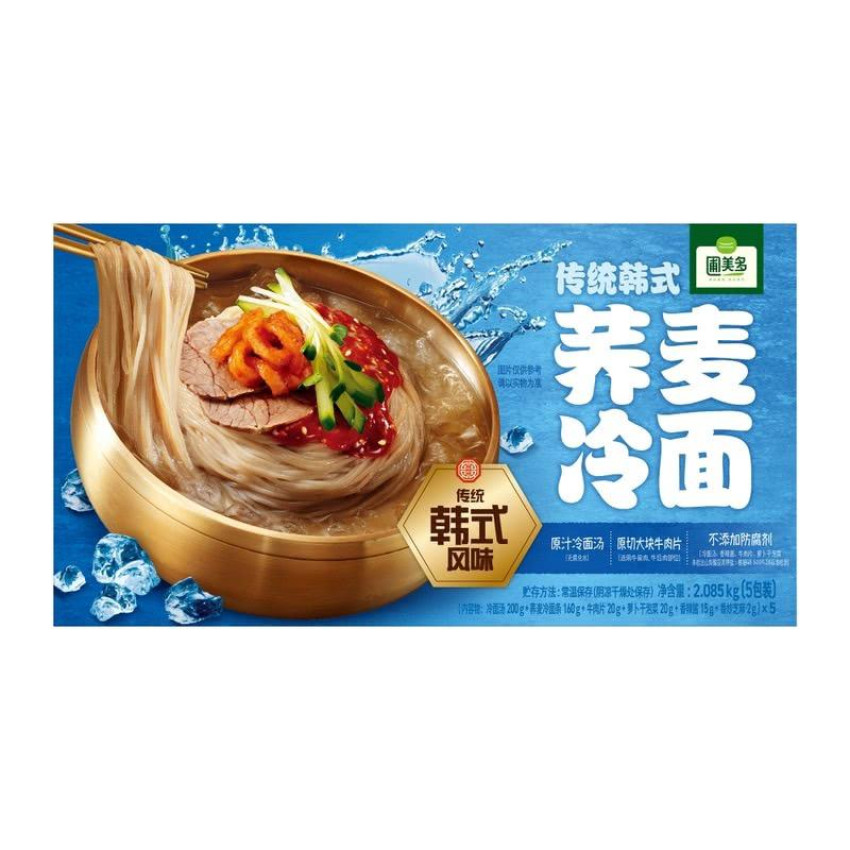 圃美多傳統韓式蕎麥冷麵 2.085KG (5包裝) | 山姆代購